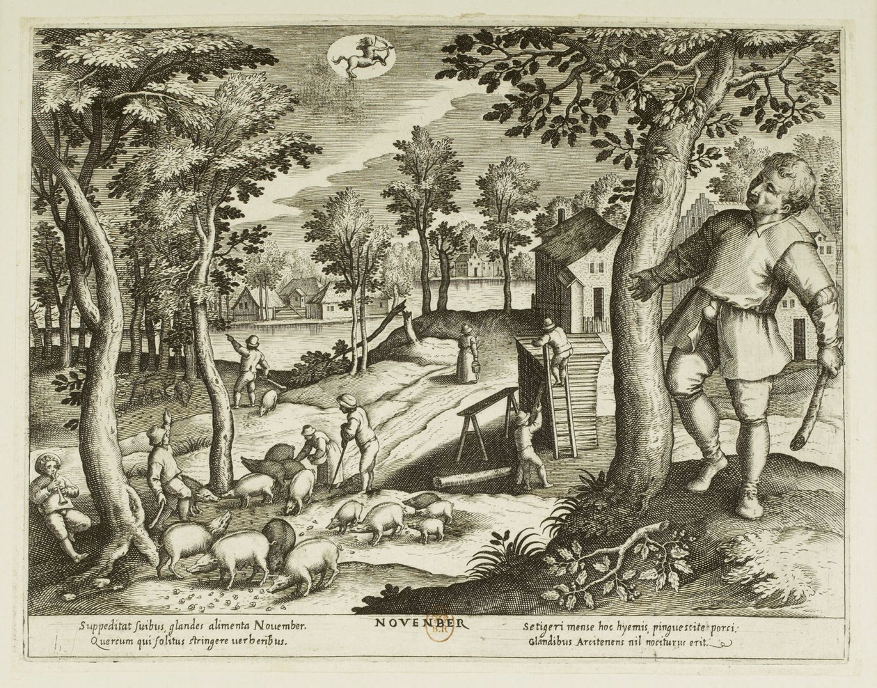Mesi. 11, novembre da Jacques Callot