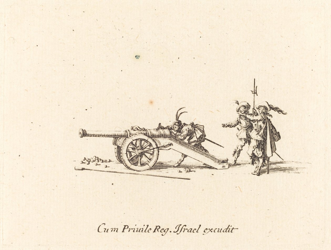 Caricamento del cannone da Jacques Callot
