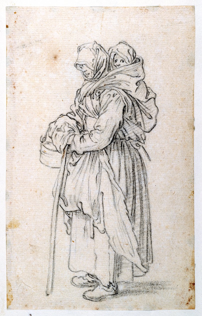 Madre e figlio da Jacques Callot