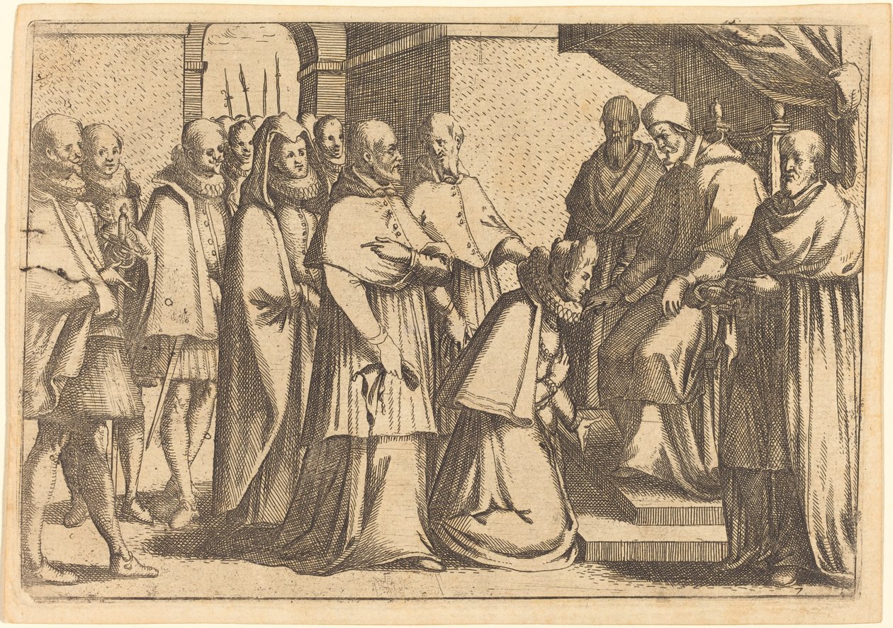 Udienza papale da Jacques Callot