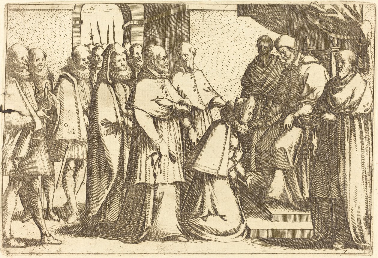 Udienza papale da Jacques Callot