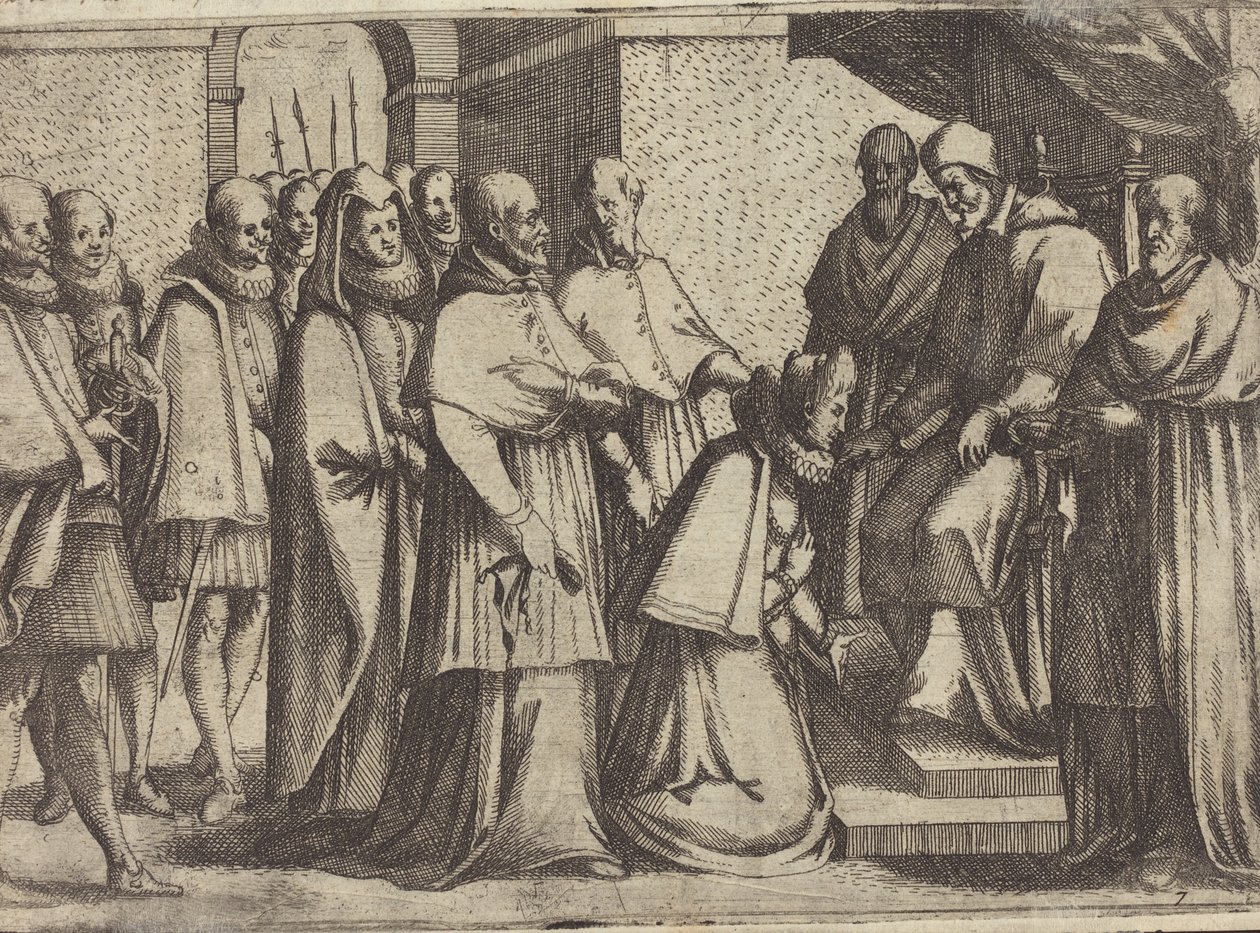 Udienza papale [verso] da Jacques Callot