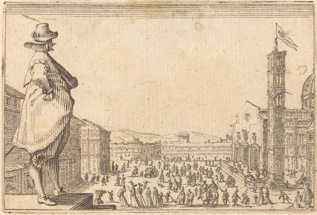Piazza del Duomo, Firenze da Jacques Callot