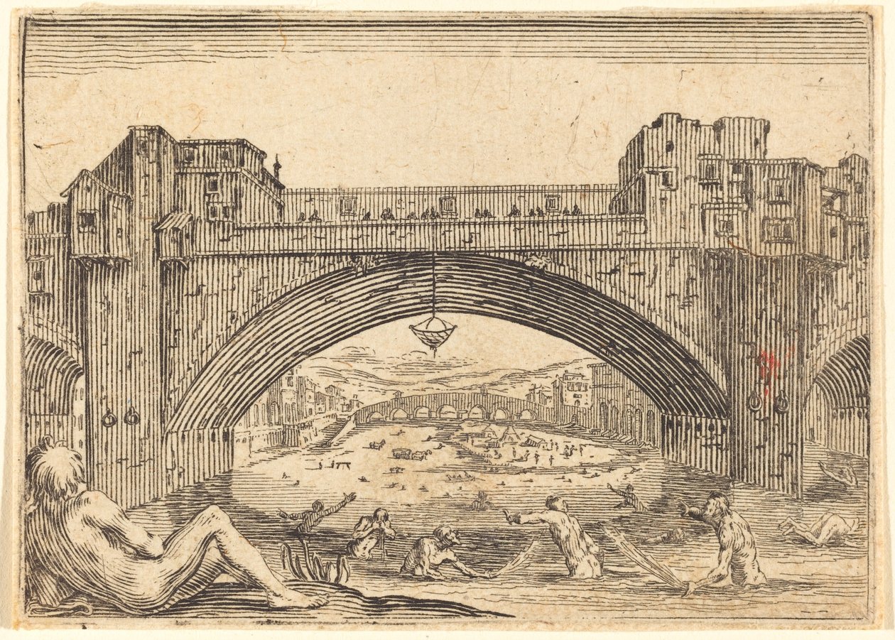 Ponte Vecchio, Firenze da Jacques Callot