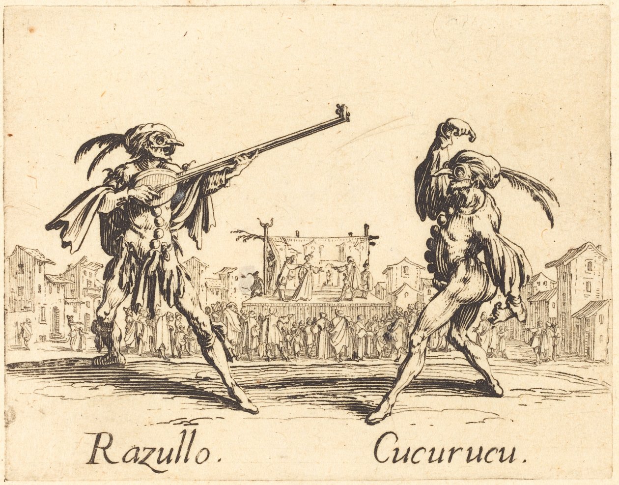 Razullo e Cucurucu da Jacques Callot