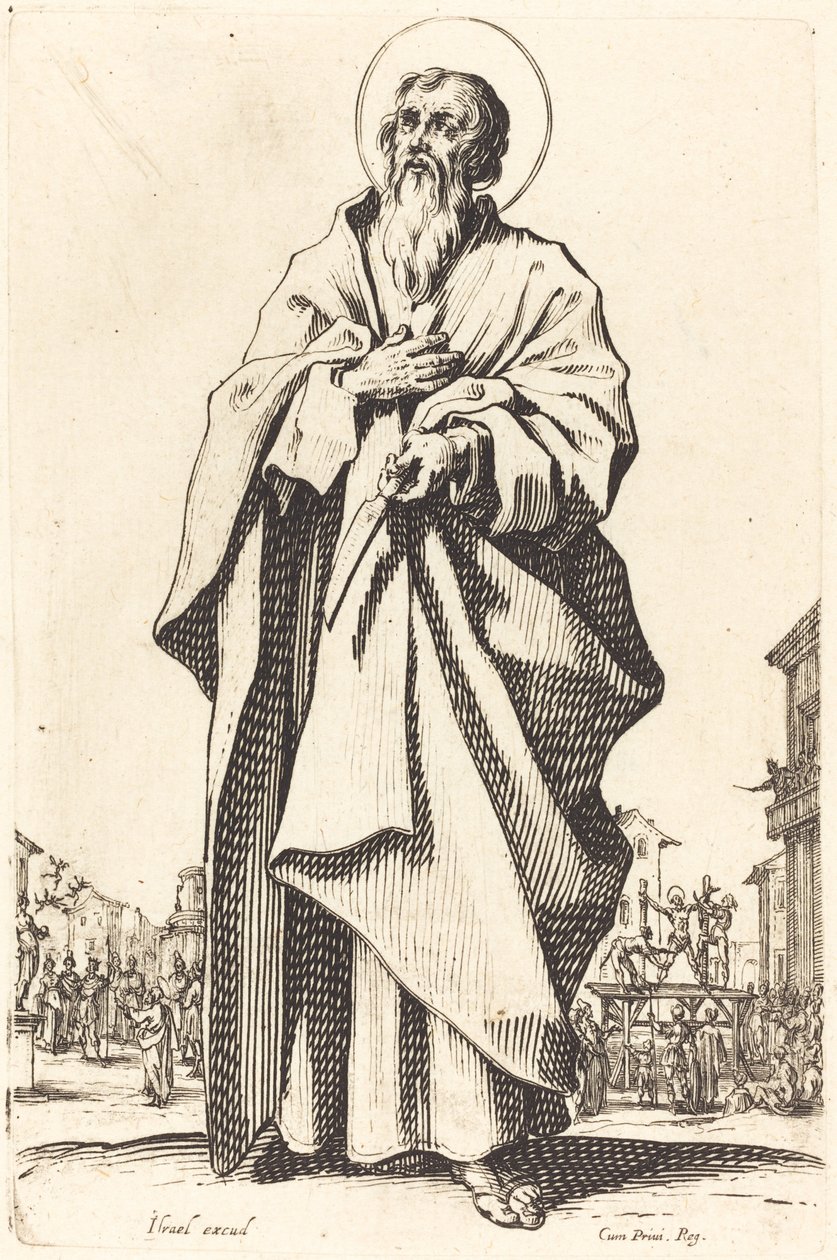 San Bartolomeo, pubblicato 1631 da Jacques Callot