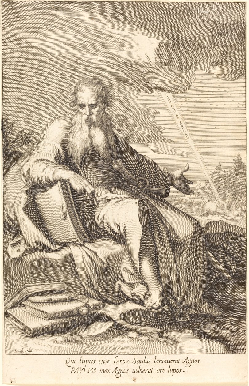 San Paolo seduto da Jacques Callot