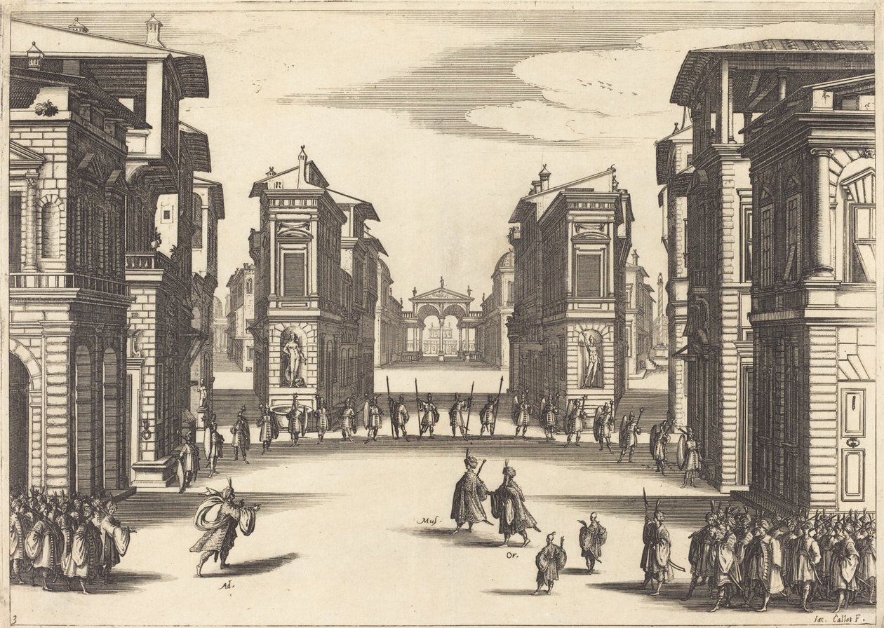 Solimano, Atto III da Jacques Callot