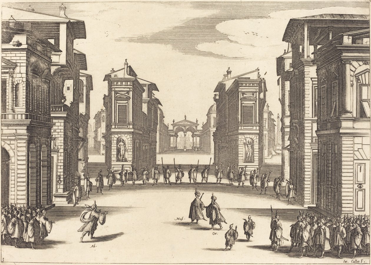 Solimano, Atto III da Jacques Callot
