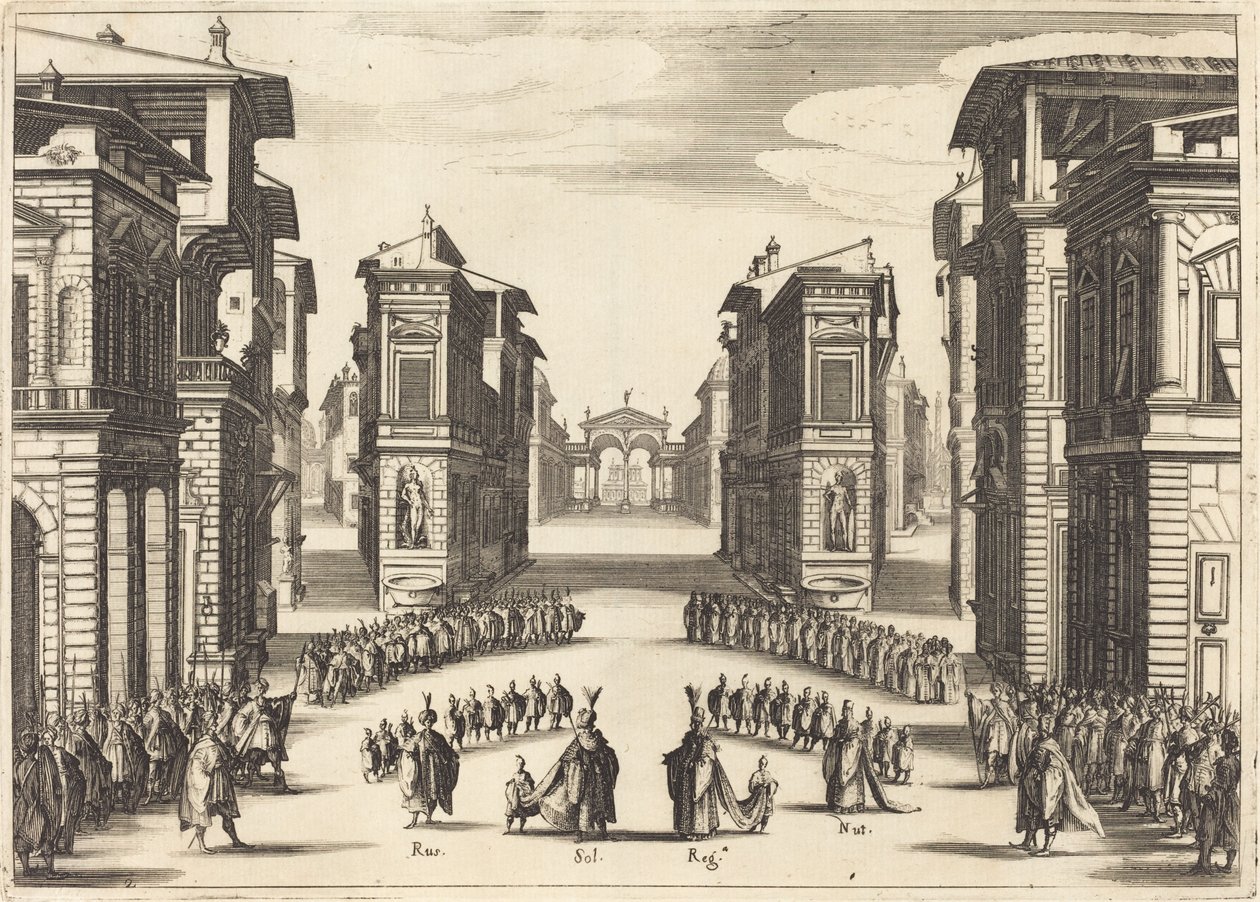 Solimano, Atto II da Jacques Callot