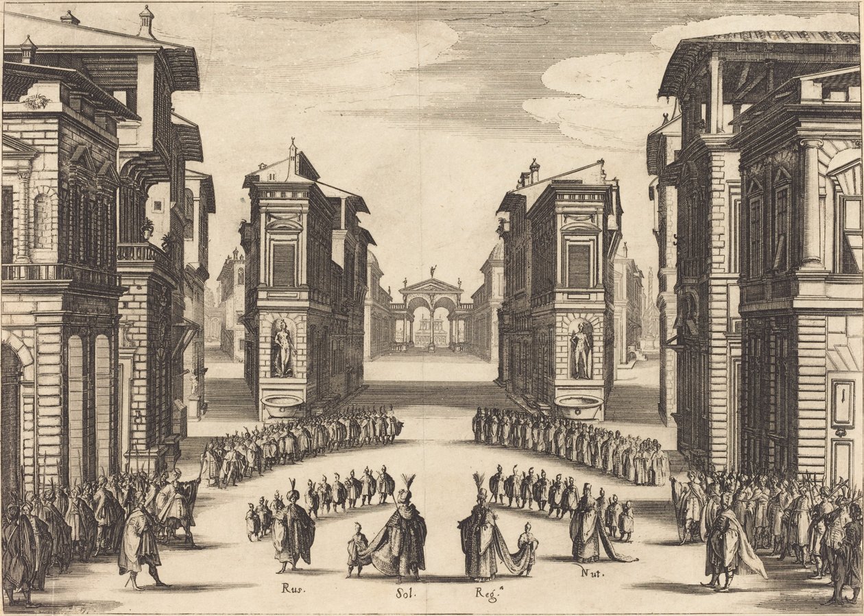 Solimano, Atto II da Jacques Callot