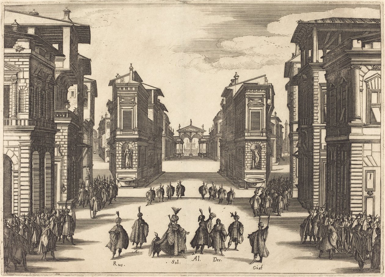 Solimano, Atto IV da Jacques Callot