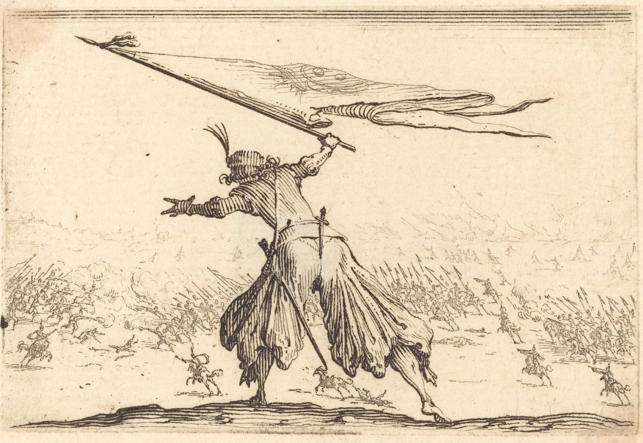Il portabandiera da Jacques Callot