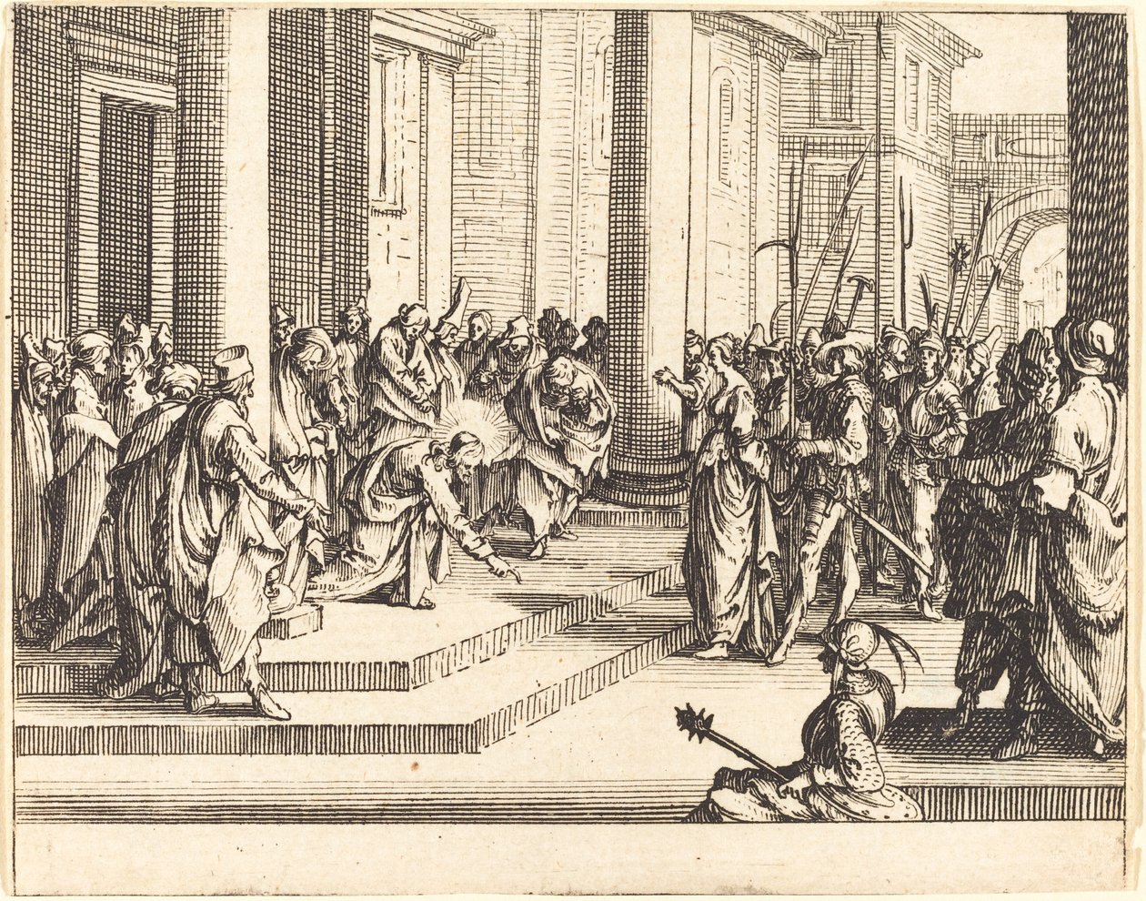 Lapidazione di Gesù da Jacques Callot