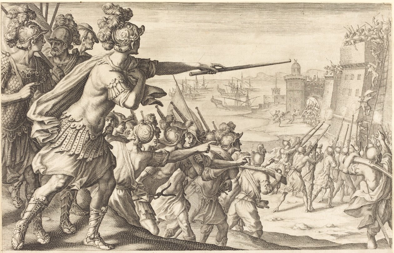 La presa di Bone da Jacques Callot