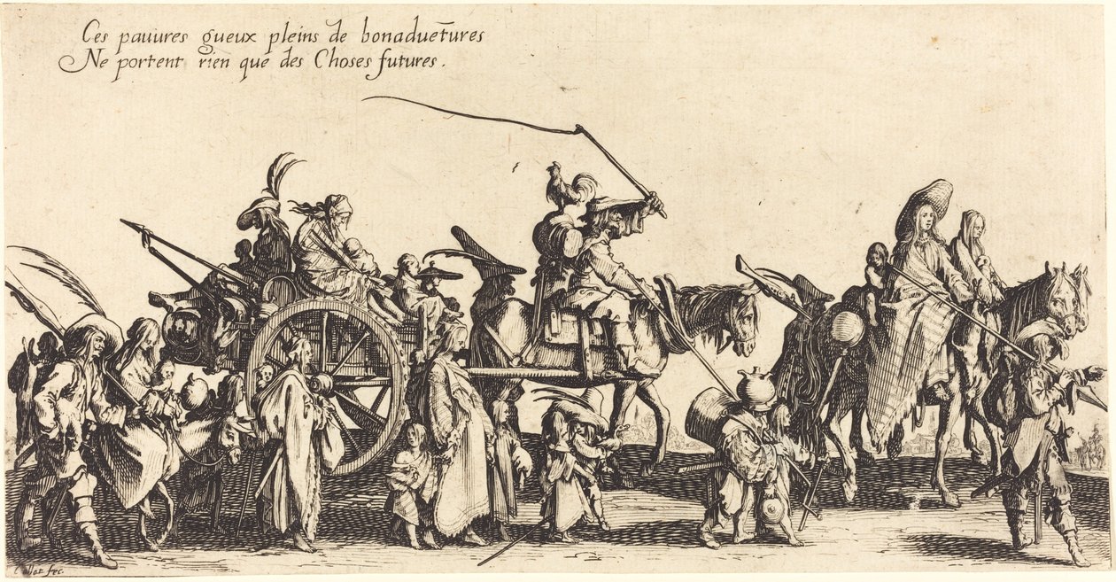 I boemi in marcia: la retroguardia da Jacques Callot