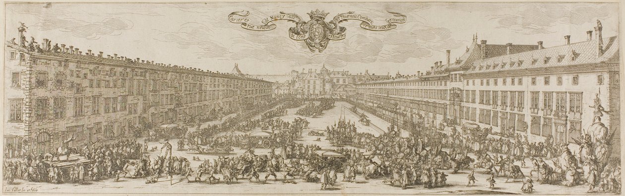 La Carrière a Nancy da Jacques Callot