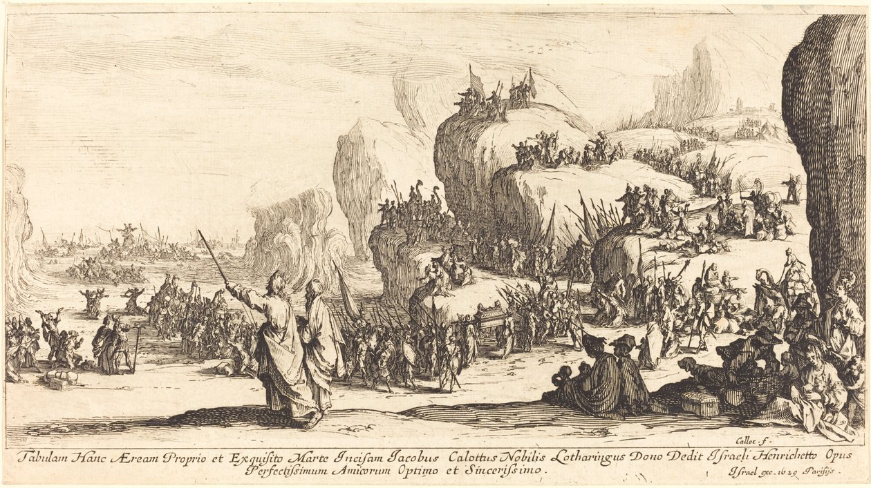 Il passaggio del Mar Rosso da Jacques Callot