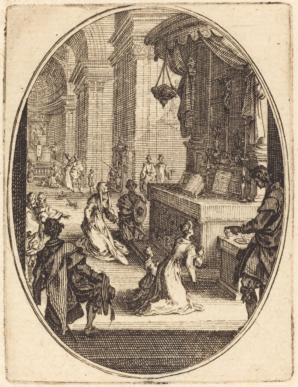 Il culto di Dio da Jacques Callot