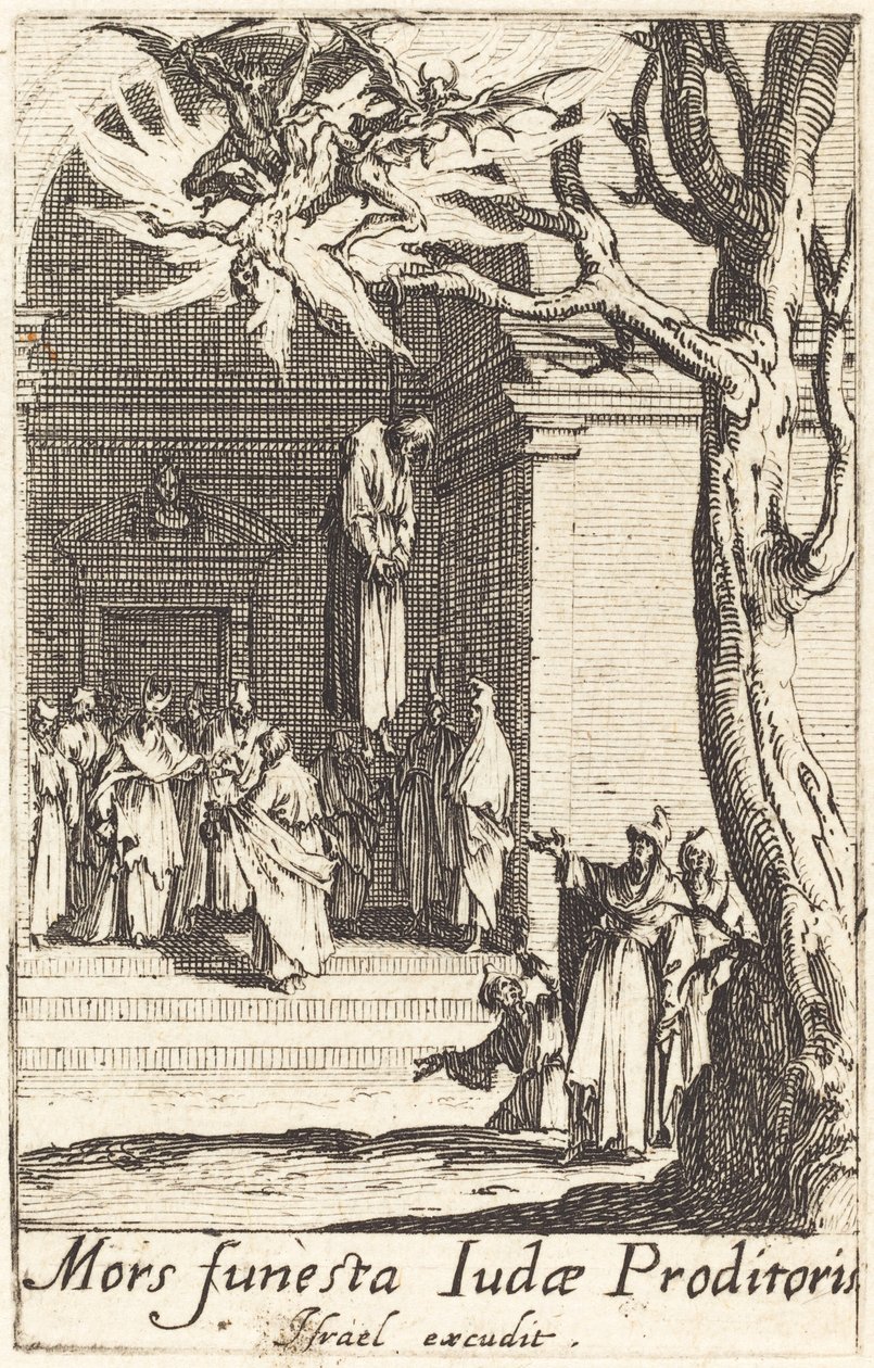 La Morte di Giuda, c. 1634-1635 da Jacques Callot