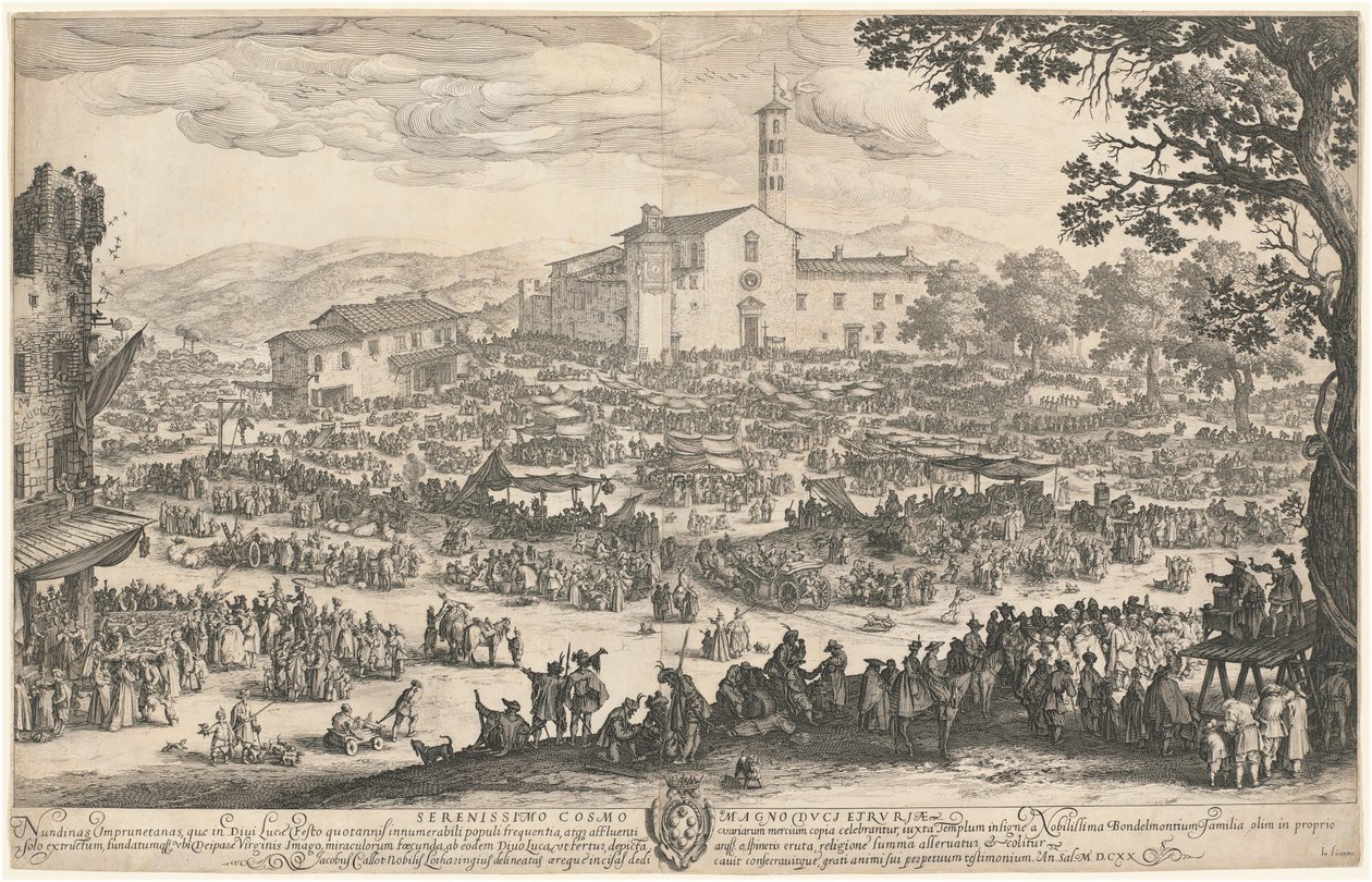 La Fiera di Impruneta da Jacques Callot