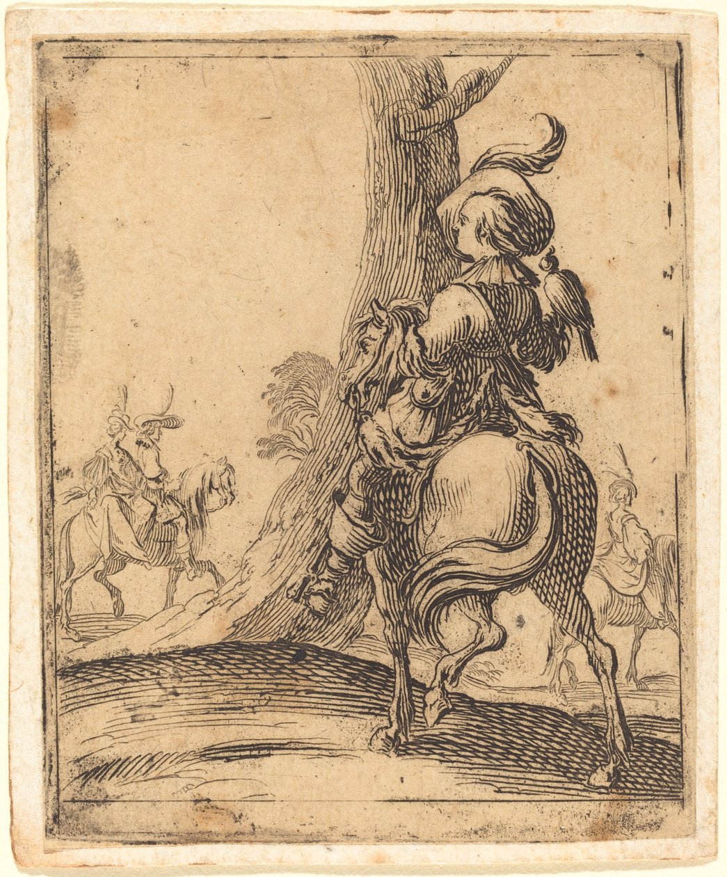 Il falconiere da Jacques Callot