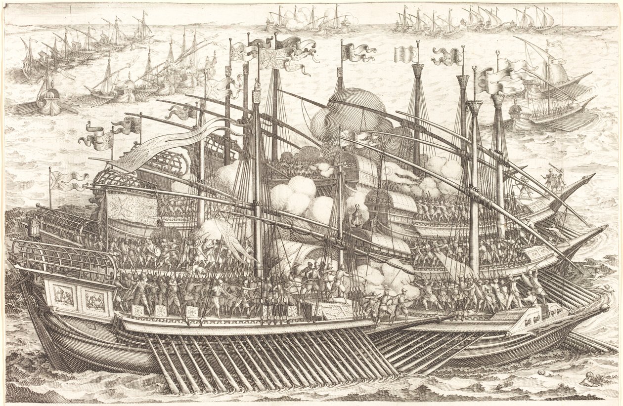 La Prima Battaglia Navale da Jacques Callot