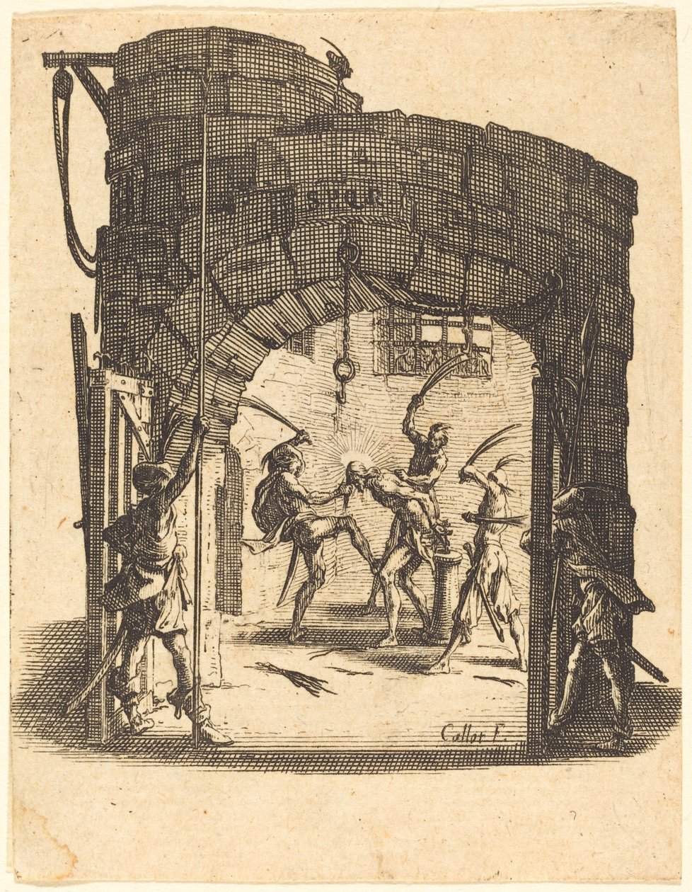 La flagellazione da Jacques Callot