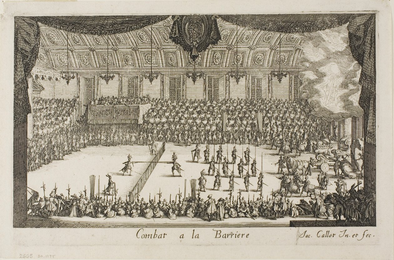 Il grande torneo: Il combattimento da Jacques Callot