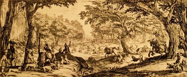 La Grande Caccia da Jacques Callot