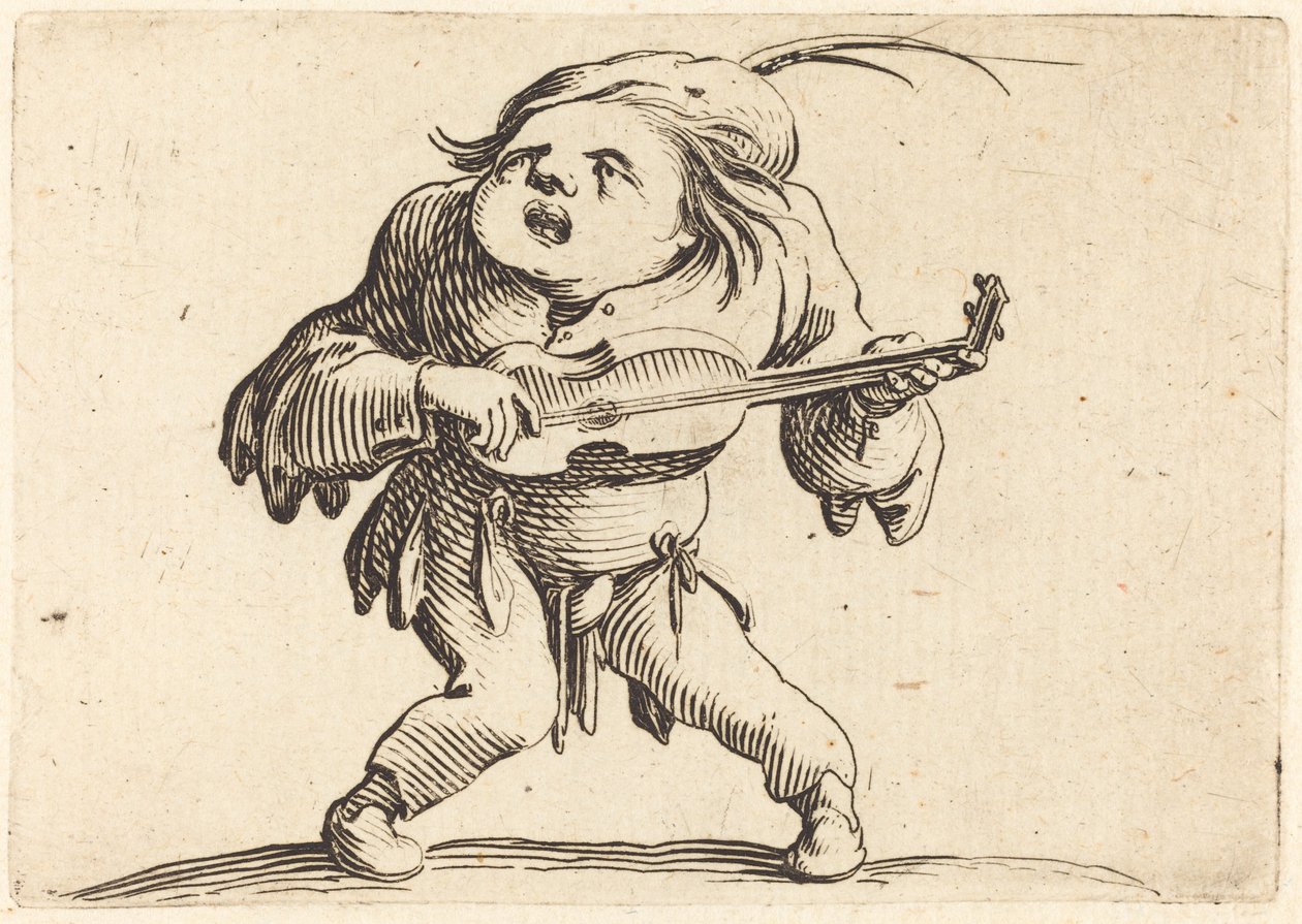Il chitarrista da Jacques Callot