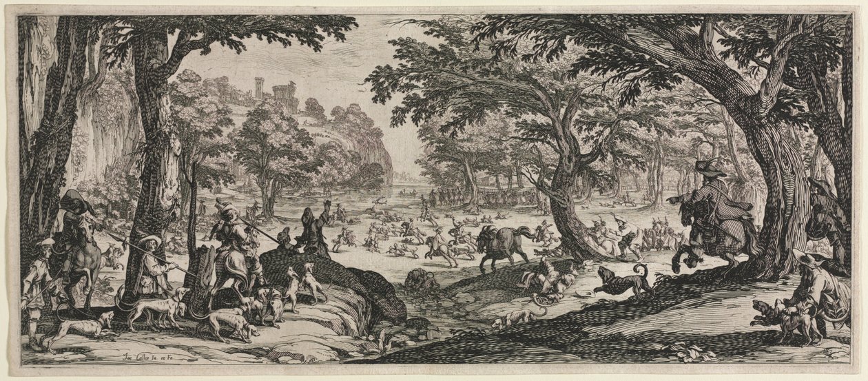 La Grande Caccia da Jacques Callot