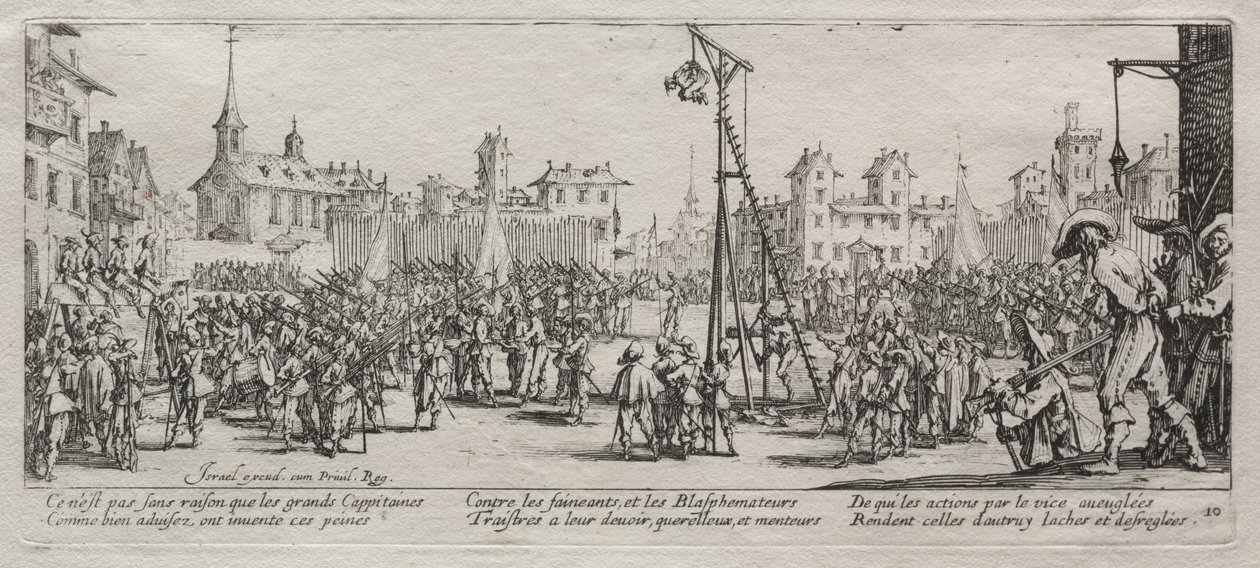 Le grandi miserie della guerra: la strappado da Jacques Callot