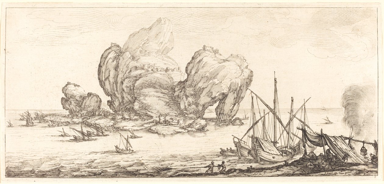 La Grande Roccia da Jacques Callot