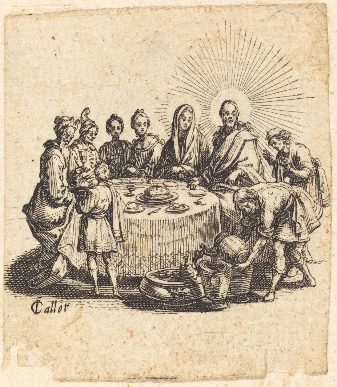 Le nozze di Cana da Jacques Callot