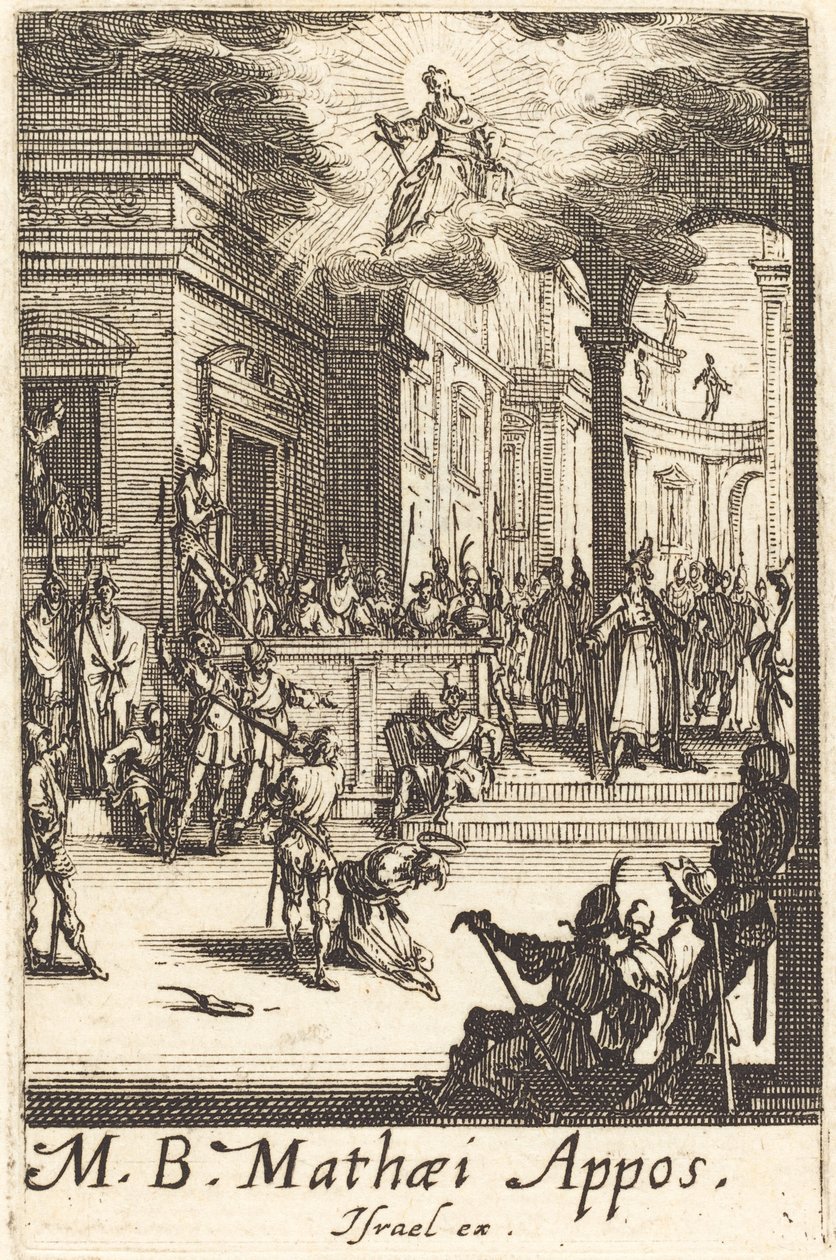 Il martirio di San Matteo da Jacques Callot