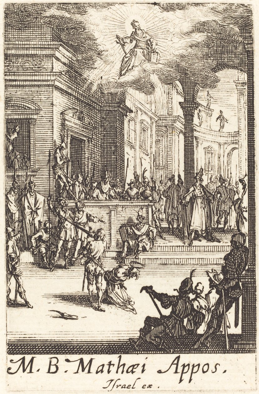 Il martirio di San Matteo da Jacques Callot