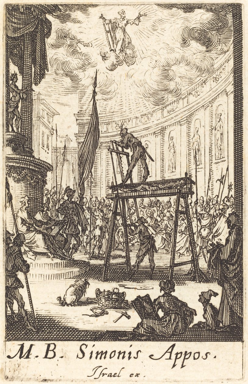 Il martirio di San Simone da Jacques Callot