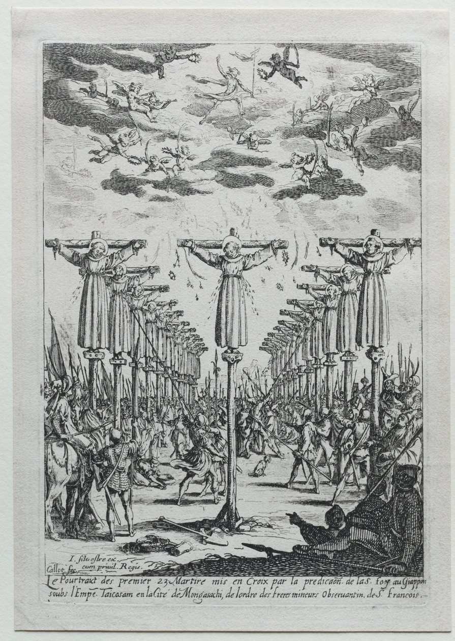 I Martiri del Giappone da Jacques Callot