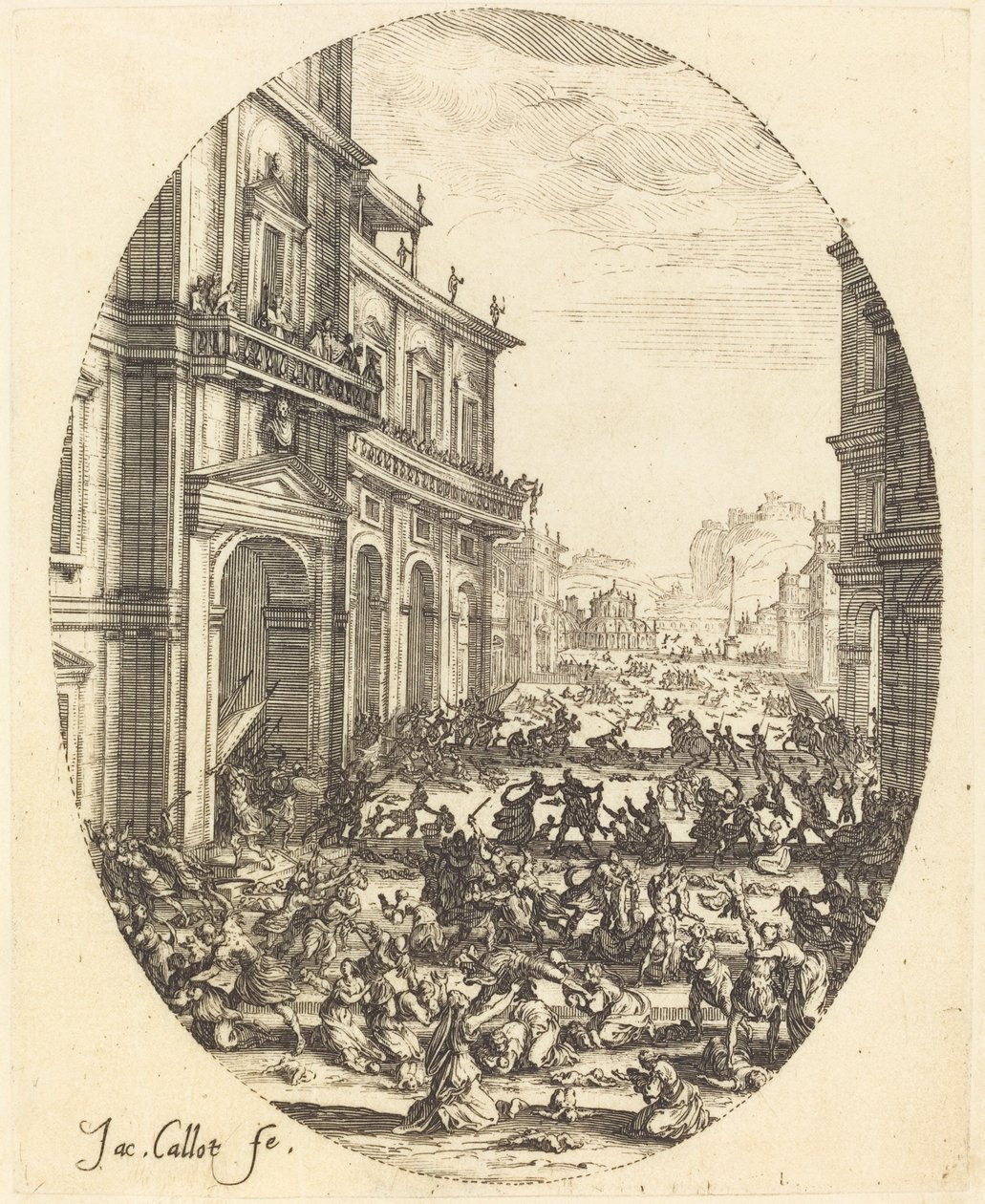 Il massacro degli innocenti, seconda lastra da Jacques Callot