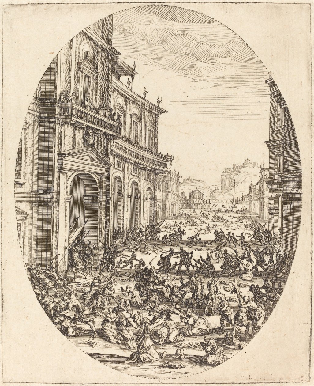 Il Massacro degli Innocenti, c. 1622 da Jacques Callot