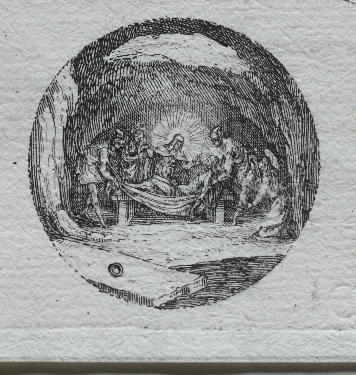 I misteri della Passione: La sepoltura da Jacques Callot