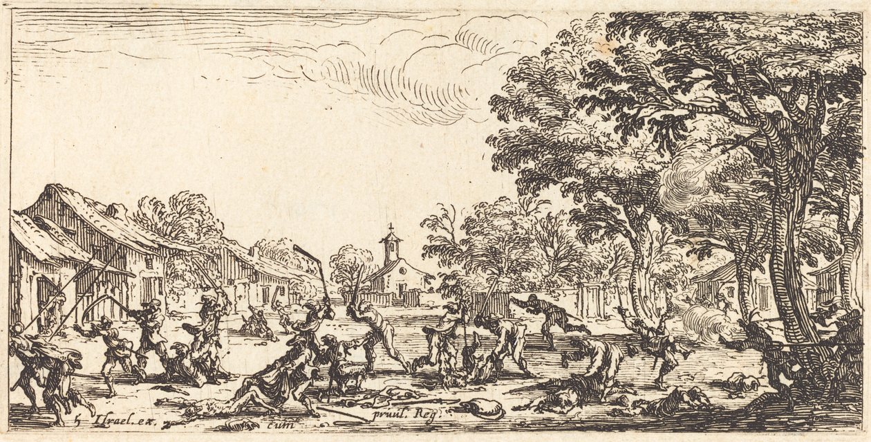 La vendetta dei contadini da Jacques Callot