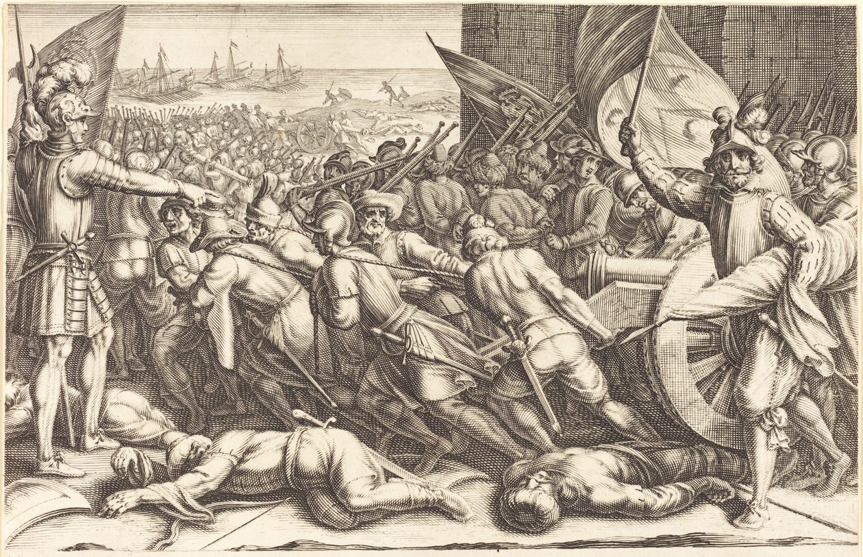 Il reimbarco delle truppe da Jacques Callot
