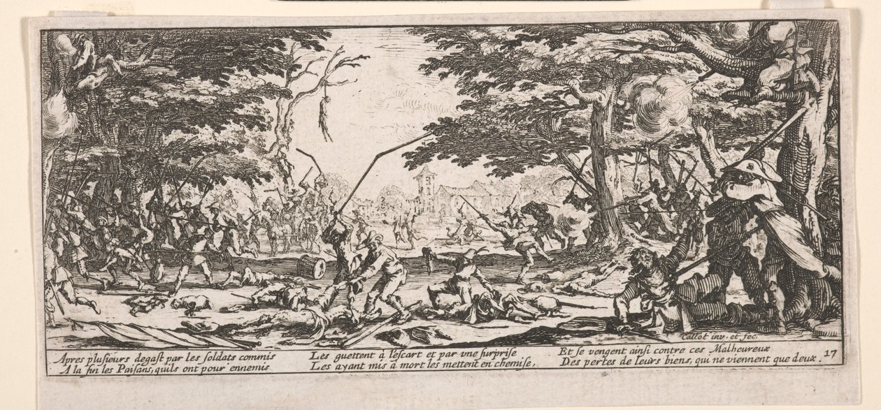 La vendetta dei contadini da Jacques Callot