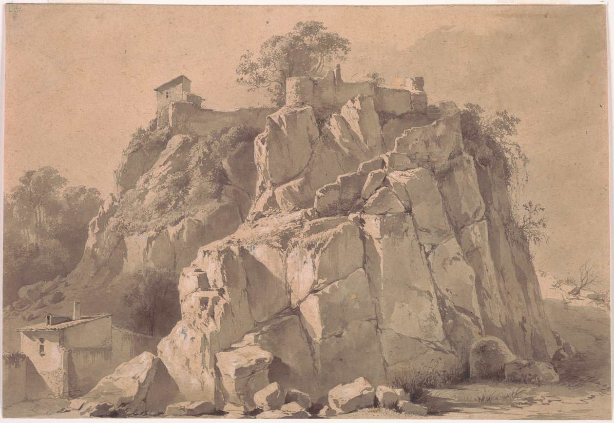 La roccia di Beauregard, Lione da Jacques Callot