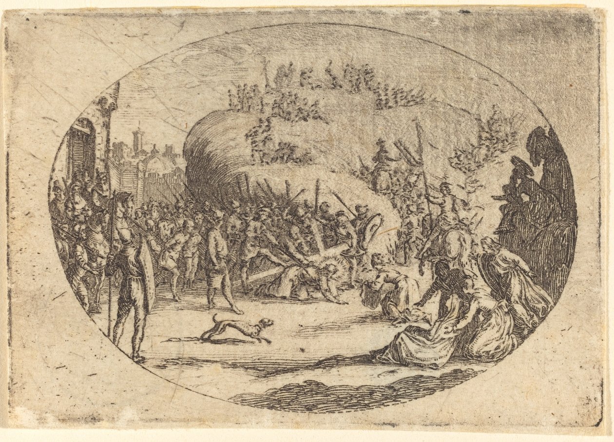 La piccola portata della croce da Jacques Callot