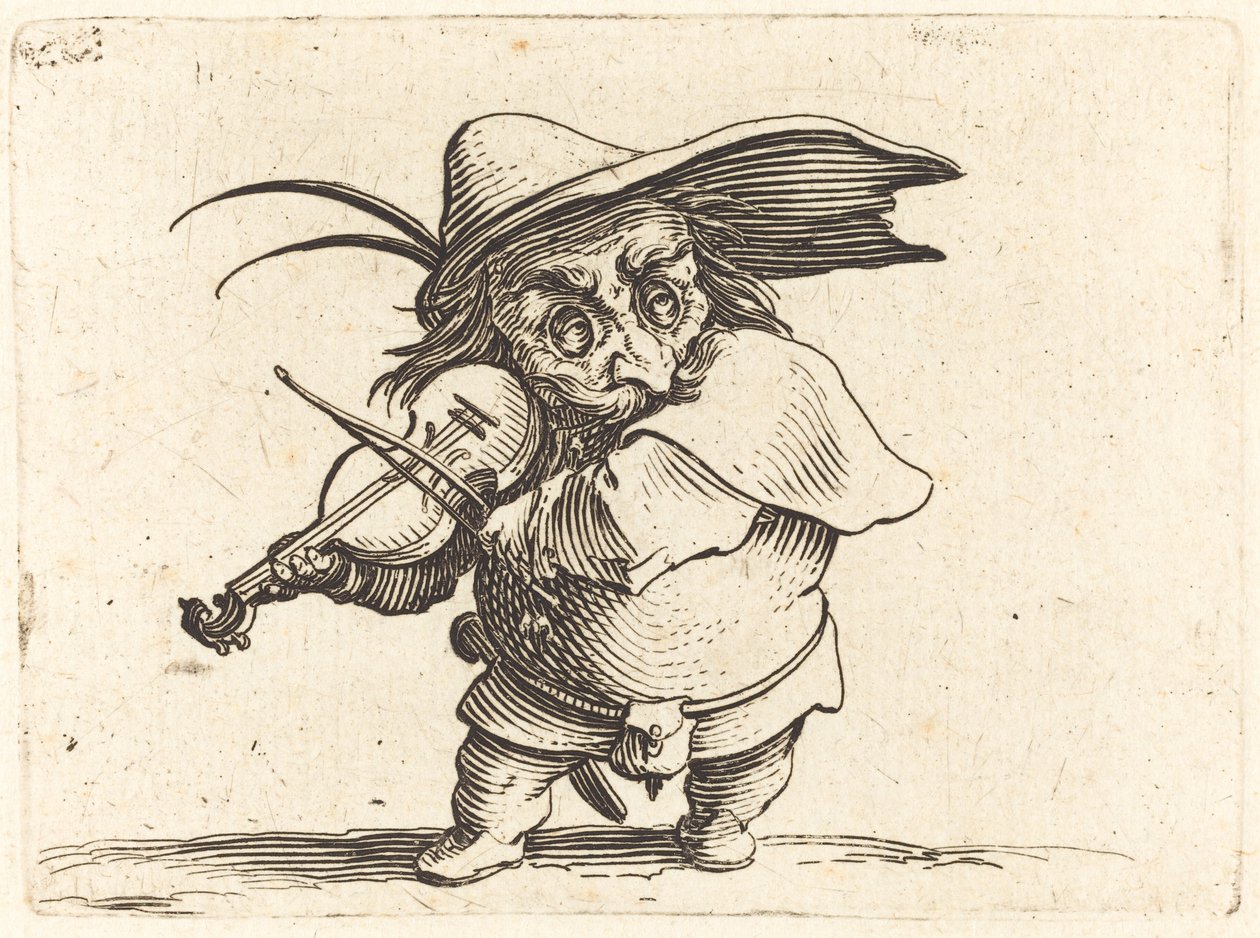 Il violinista da Jacques Callot