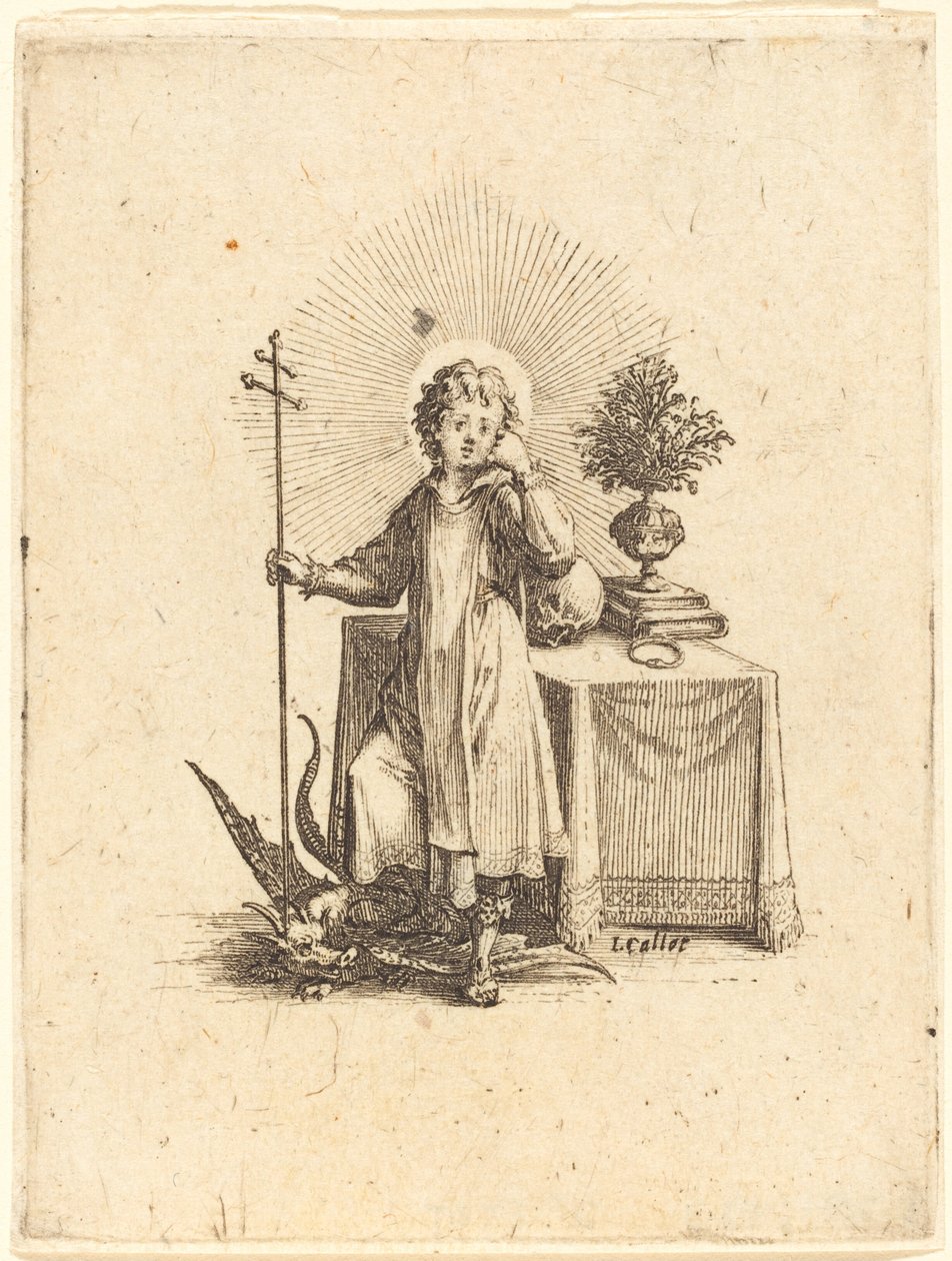 Il giovane Gesù da Jacques Callot