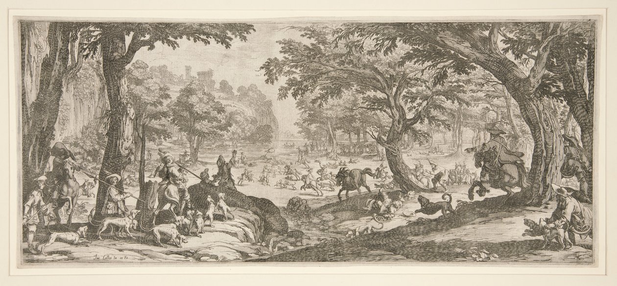 La Grande Caccia da Jacques Callot
